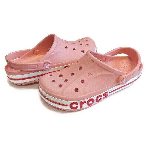 CROCS Mens 9 Womens Size 11 Bayaband Lightweight Slip On Clogs Shoes Petal Pink - Picture 9 of 9